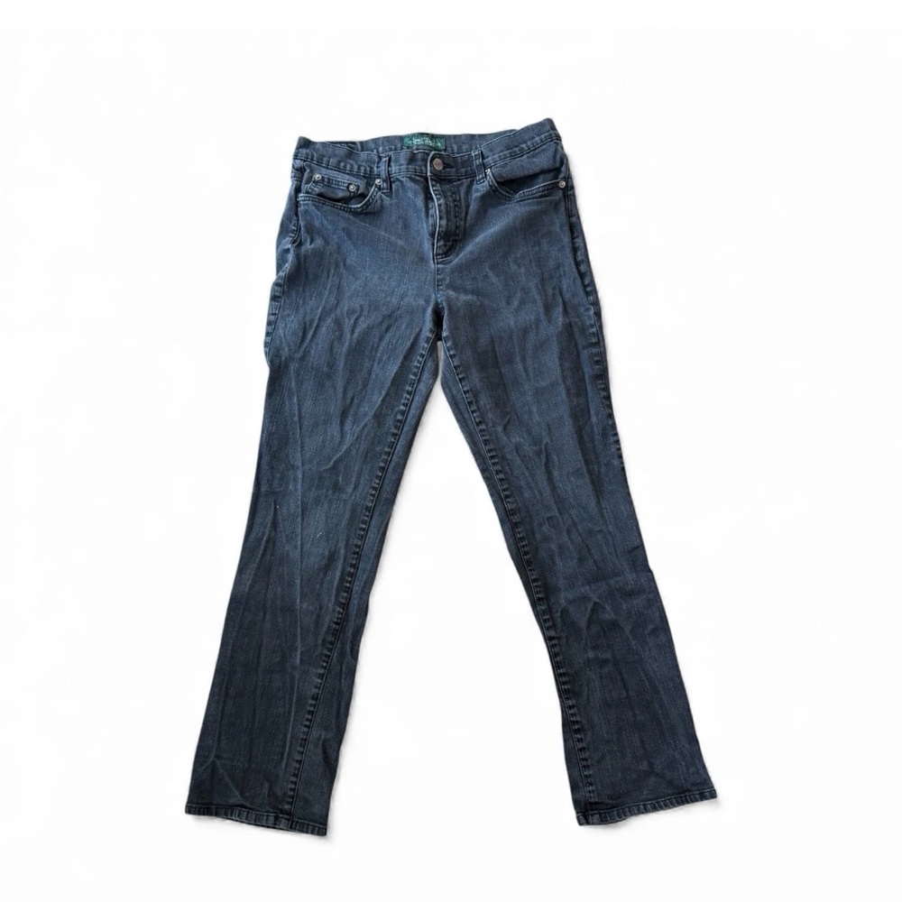 Lauren Ralph Lauren Faded Black Boot Cut Jeans